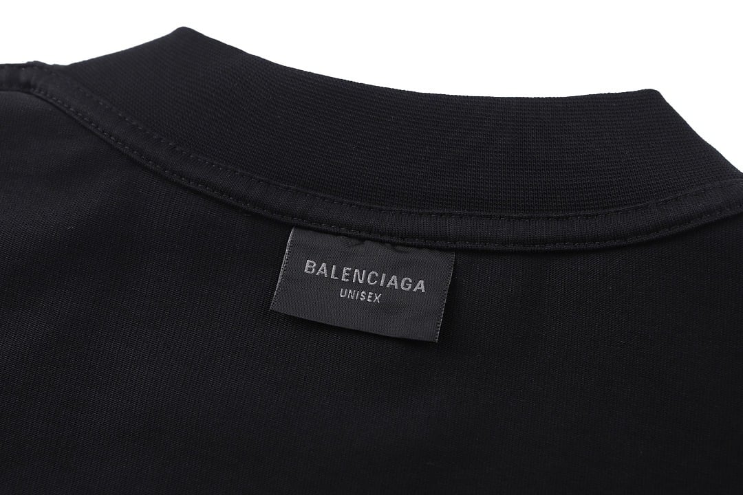Balenciaga Political Campaign Logo T-Shirt Black - 14