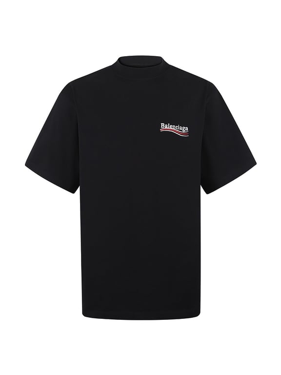 Balenciaga Political Campaign Logo T-Shirt Black - 7