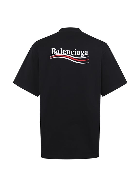 Balenciaga Political Campaign Logo T-Shirt Black - 8