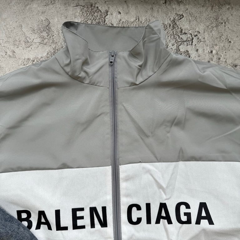 Balenciaga Tri-Color Logo Track Jacket - 12
