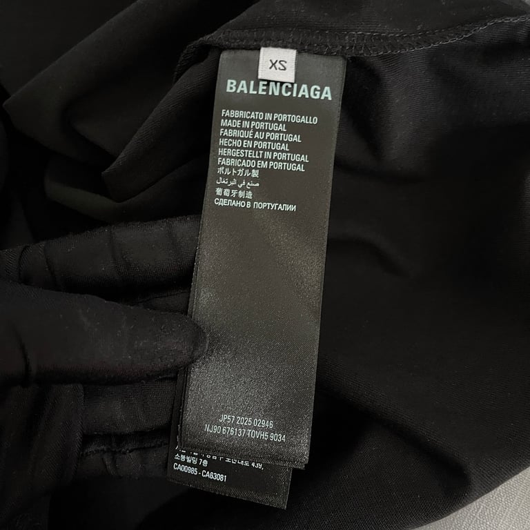 Balenciaga Sticker Detail T-Shirt 326099-5L - 7