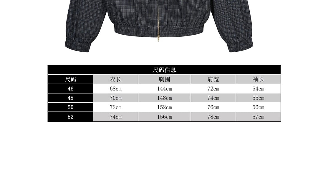 Balenciaga Plaid Zip-Up Jacket 3101-41L - 2