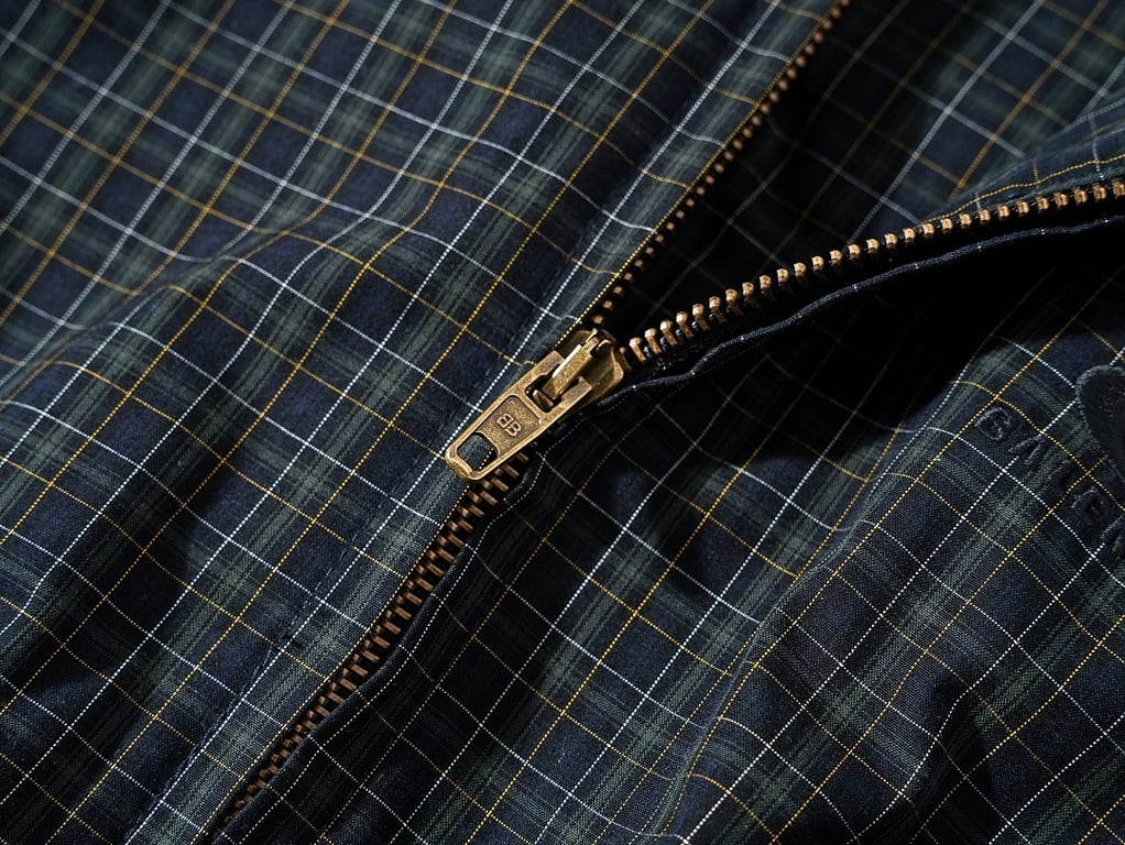 Balenciaga Plaid Zip-Up Jacket 3101-41L - 11