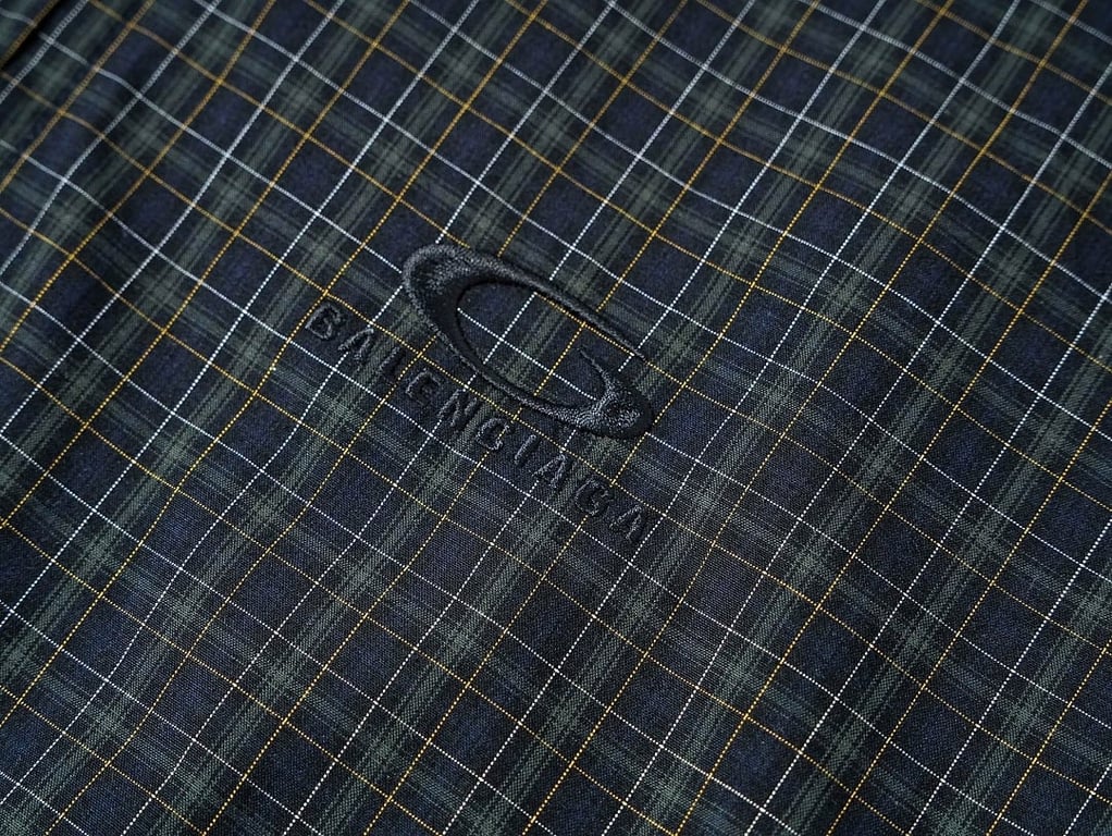 Balenciaga Plaid Zip-Up Jacket 3101-41L - 15