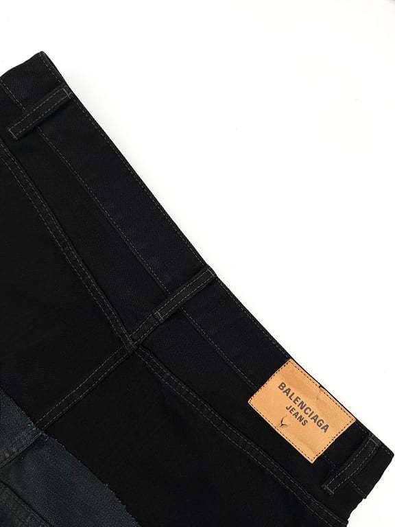 Balenciaga Double Waistband Wide-Leg Jeans - 6