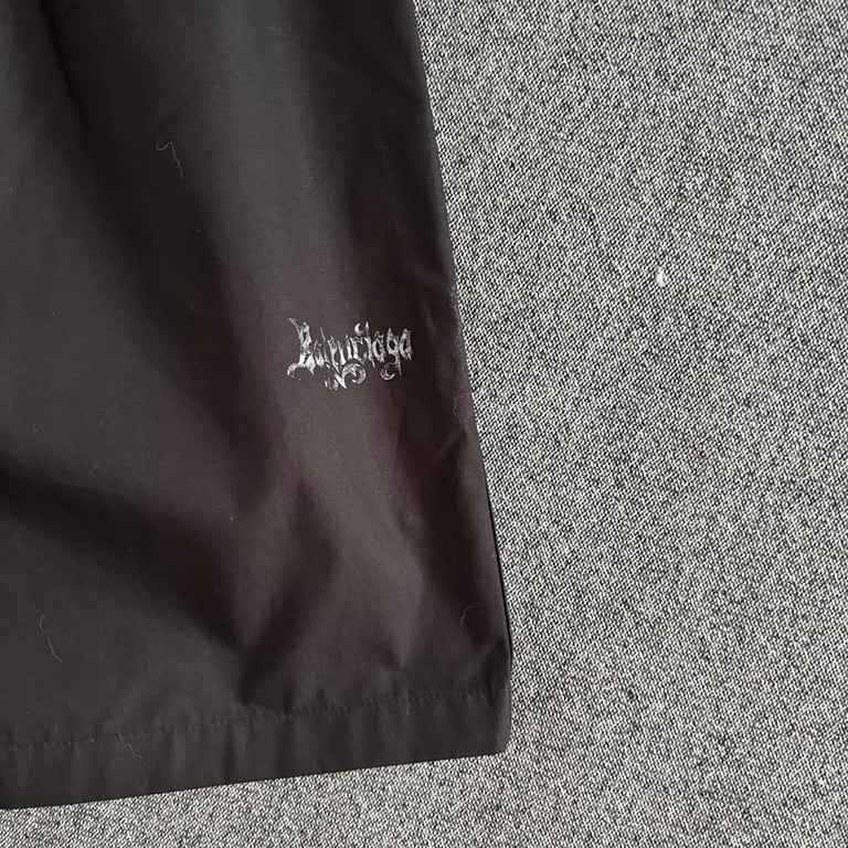 Balenciaga Metal Logo Shorts Black 3267-43L - 5