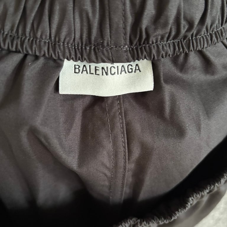 Balenciaga Metal Logo Shorts Black 3267-43L - 6