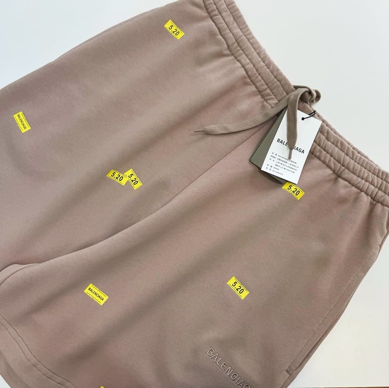 Balenciaga Logo Sweat Shorts 326097-5L - 17