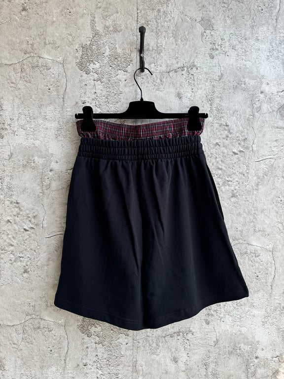 Balenciaga Double Waistband Shorts Black - 15