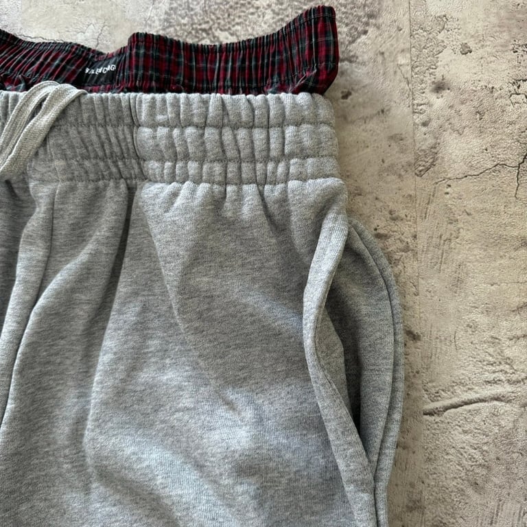 Balenciaga Double Waistband Shorts Black - 17
