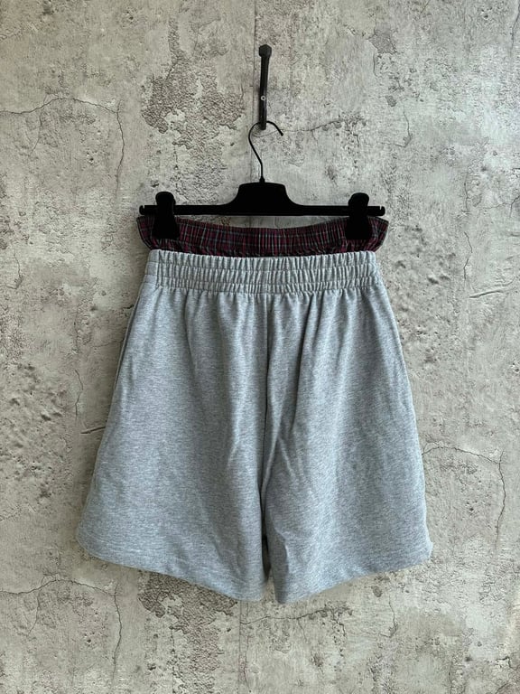 Balenciaga Double Waistband Shorts Black - 24