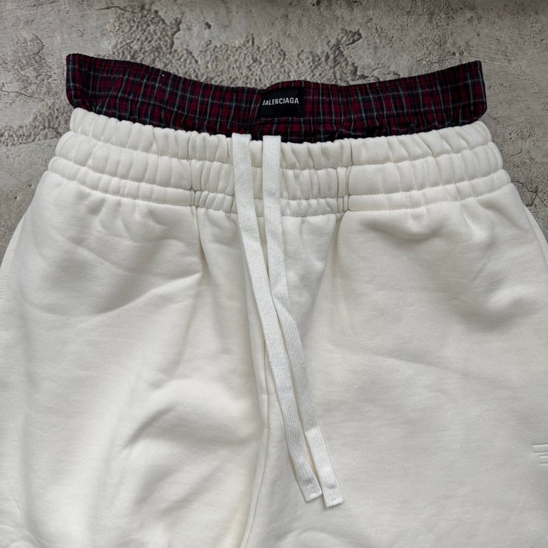 Balenciaga Double Waistband Shorts Black - 6