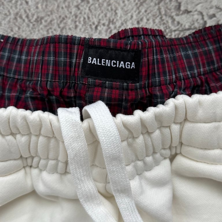 Balenciaga Double Waistband Shorts Black - 7