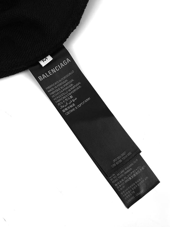 Balenciaga Tape Logo Shorts Black - 12