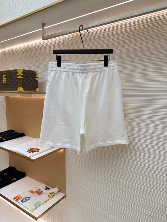 Balenciaga Tape Logo Shorts Black - 14