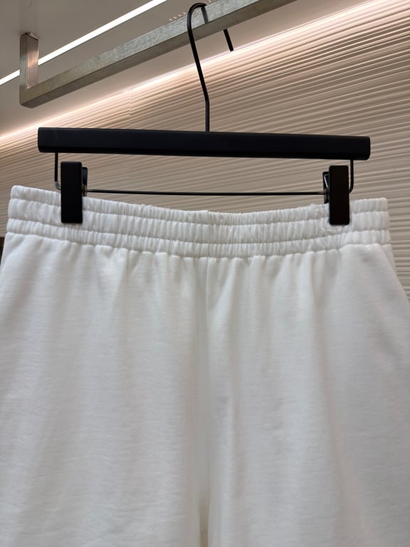 Balenciaga Tape Logo Shorts Black - 15