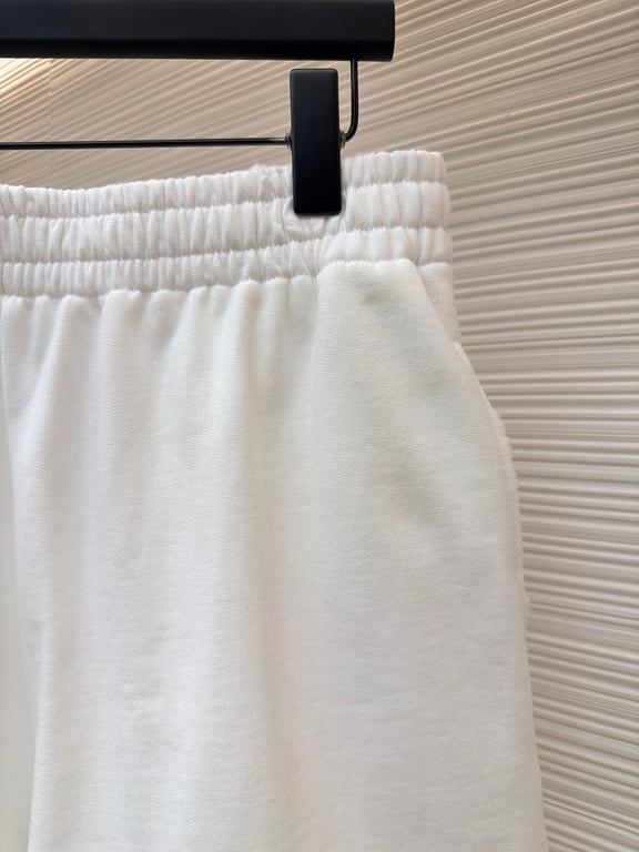 Balenciaga Tape Logo Shorts Black - 17