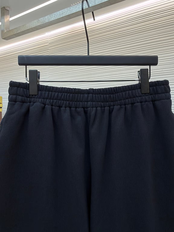Balenciaga Tape Logo Shorts Black - 9