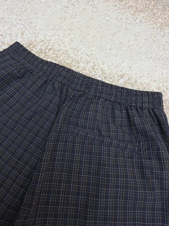 Balenciaga Plaid Unity Logo Trousers - 12