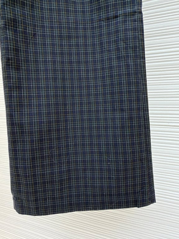 Balenciaga Plaid Unity Logo Trousers - 9