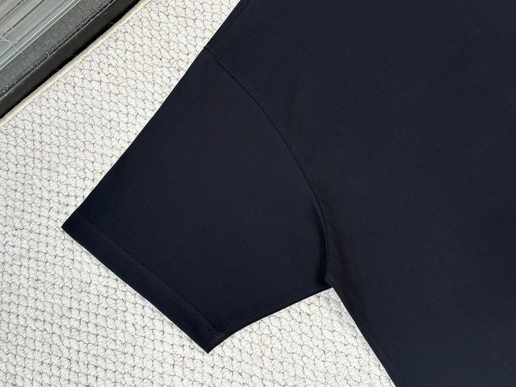 Balenciaga 326105-5L Sporty Logo T-Shirt Black - 12