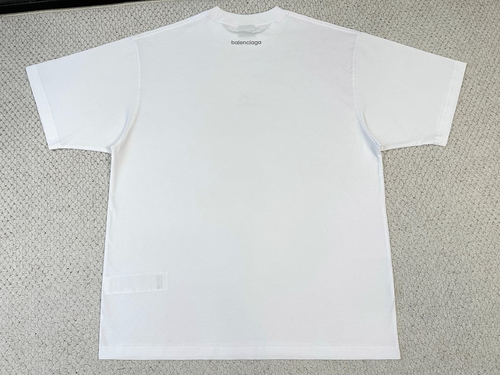Balenciaga 326105-5L Sporty Logo T-Shirt Black - 14
