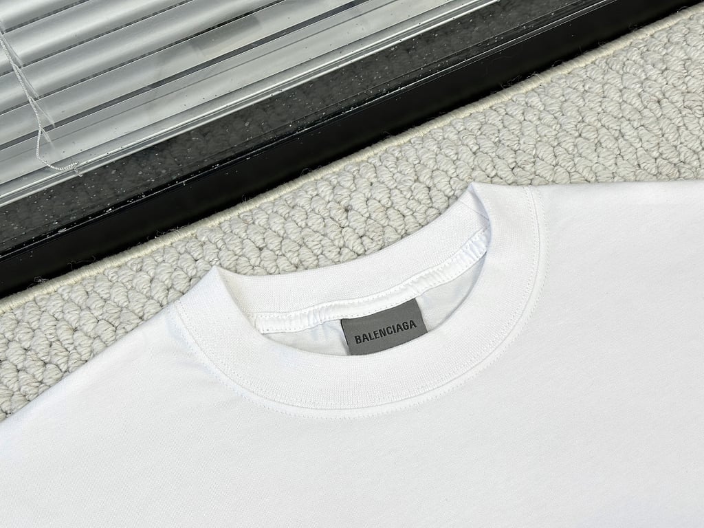 Balenciaga 326105-5L Sporty Logo T-Shirt Black - 15