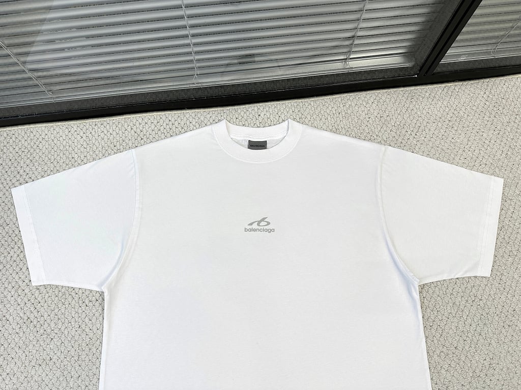 Balenciaga 326105-5L Sporty Logo T-Shirt Black - 16