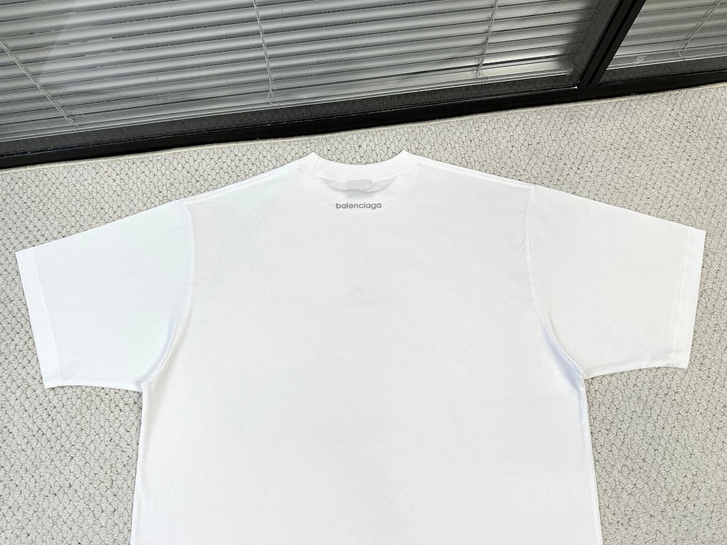 Balenciaga 326105-5L Sporty Logo T-Shirt Black - 20