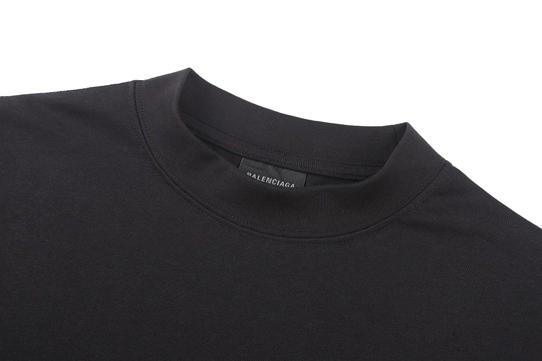 Balenciaga BB Logo Embroidered T-Shirt - 11
