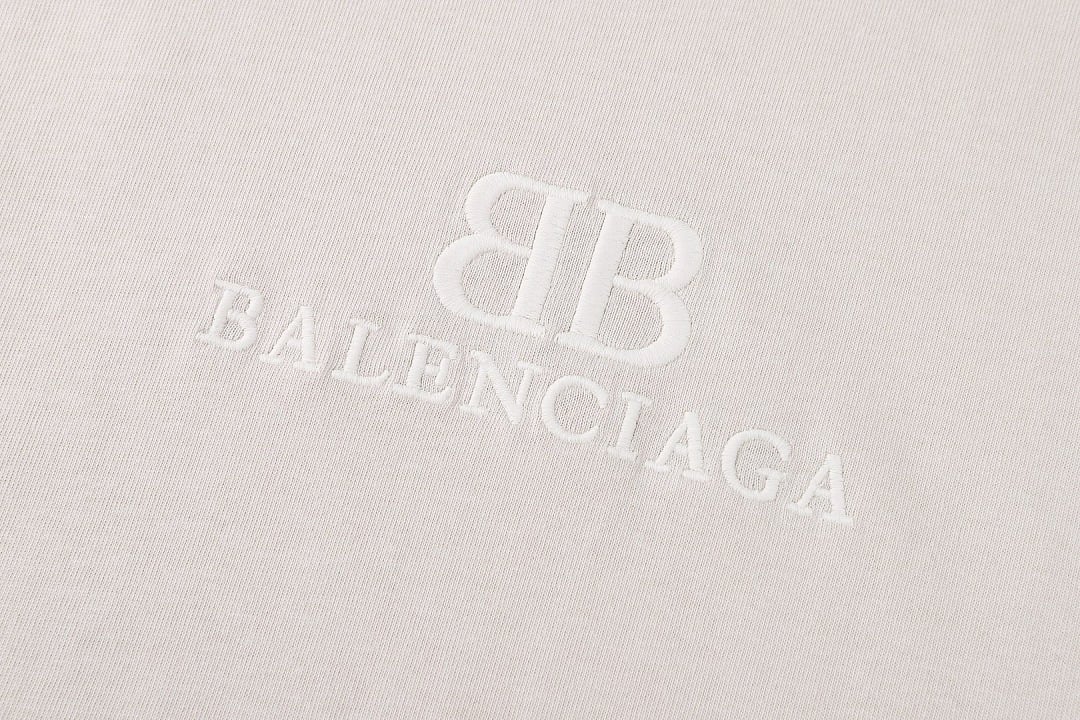 Balenciaga BB Logo Embroidered T-Shirt - 21