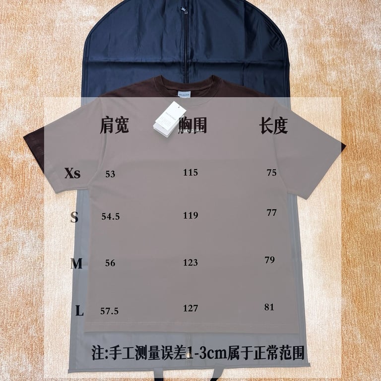 Balenciaga Logo T-Shirt Brown - 2