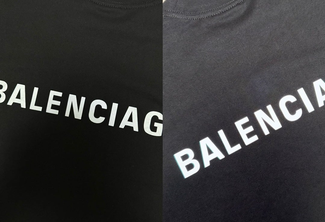 Balenciaga Reflective Logo T-Shirt Black - 5