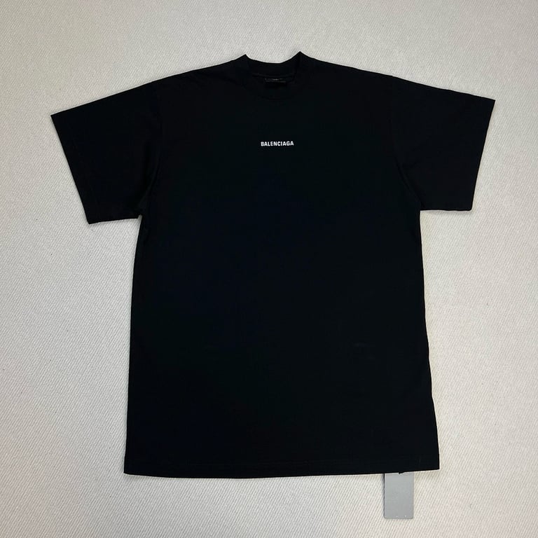 Balenciaga Reflective Logo T-Shirt Black - 10