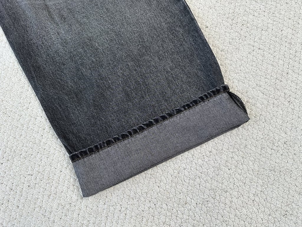 Balenciaga Wide-Leg Logo Jeans Grey - 12