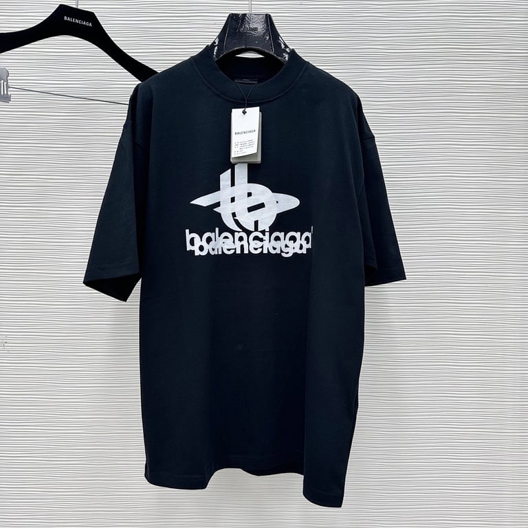Balenciaga Graphic Logo T-Shirt Black - 2
