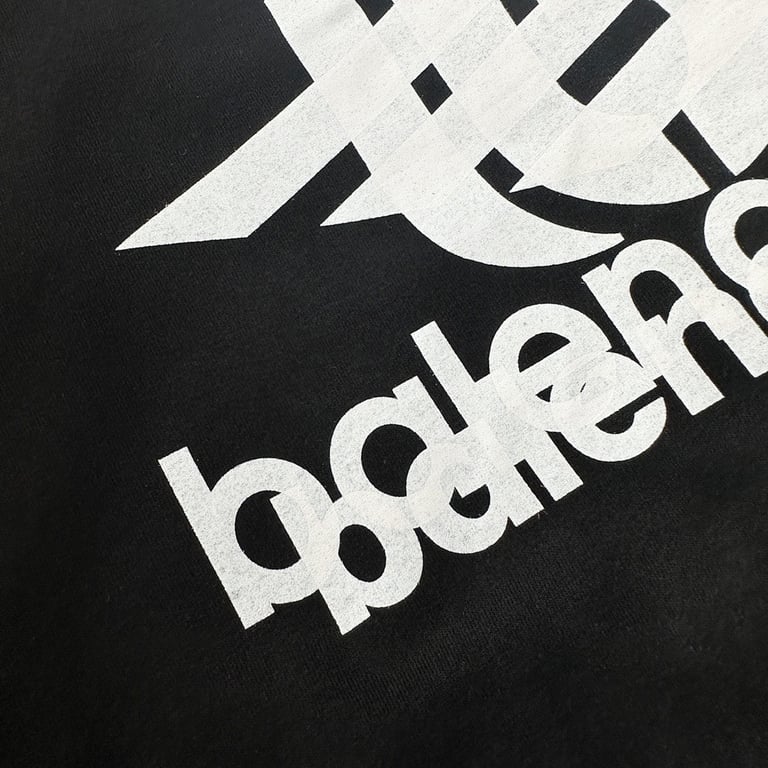 Balenciaga Graphic Logo T-Shirt Black - 5