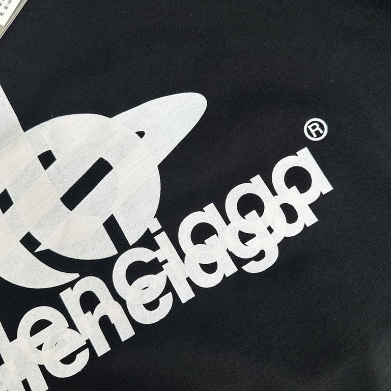 Balenciaga Graphic Logo T-Shirt Black - 9