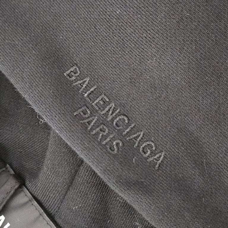 Balenciaga Layered Hoodie Bomber Jacket Black - 7