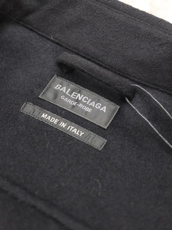 Balenciaga Garde-Robe Wool Jacket Black L38010-2L - 12