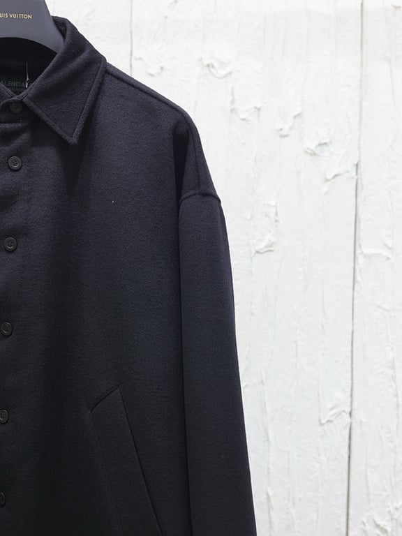 Balenciaga Garde-Robe Wool Jacket Black L38010-2L - 7