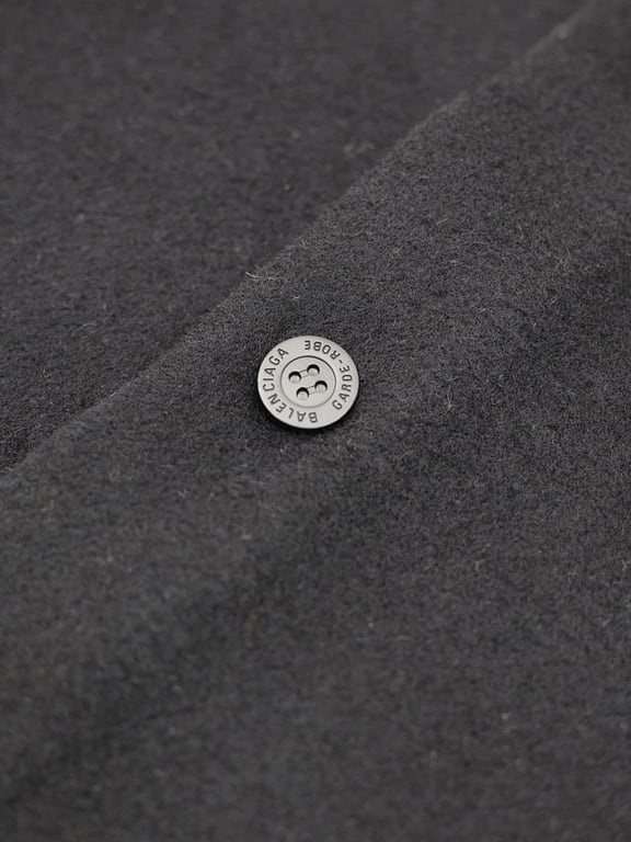 Balenciaga Garde-Robe Wool Jacket Black L38010-2L - 8