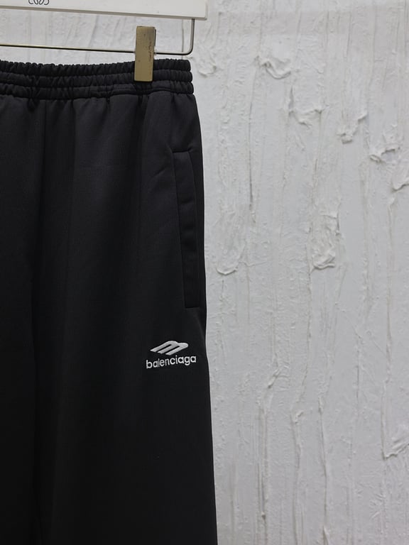 Balenciaga 3B Logo Track Pants Black - 7