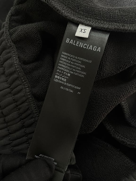 Balenciaga Wide-Leg Sweatpants Black - 7