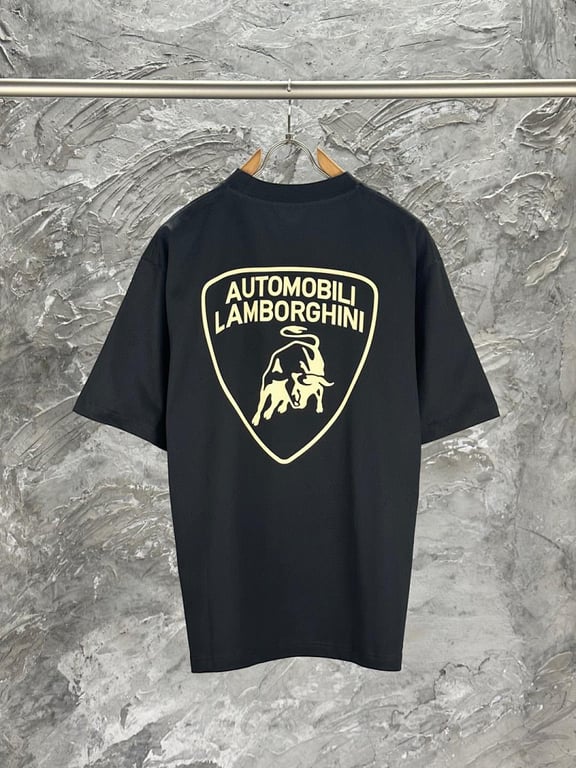 Balenciaga x Lamborghini Graphic T-Shirt Black - 11
