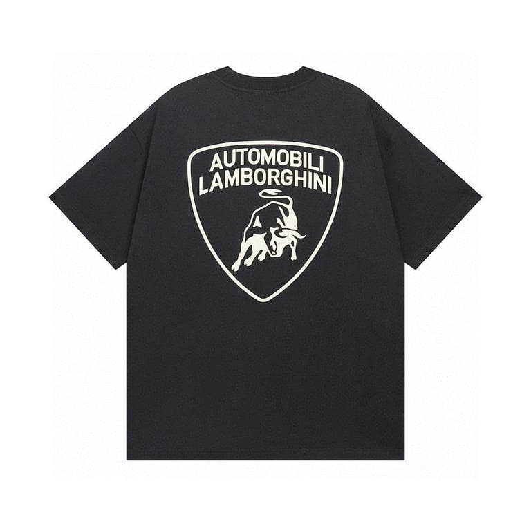 Balenciaga x Lamborghini Graphic T-Shirt Black - 3