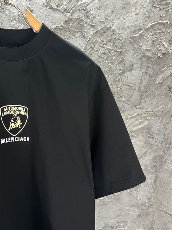 Balenciaga x Lamborghini Graphic T-Shirt Black - 8