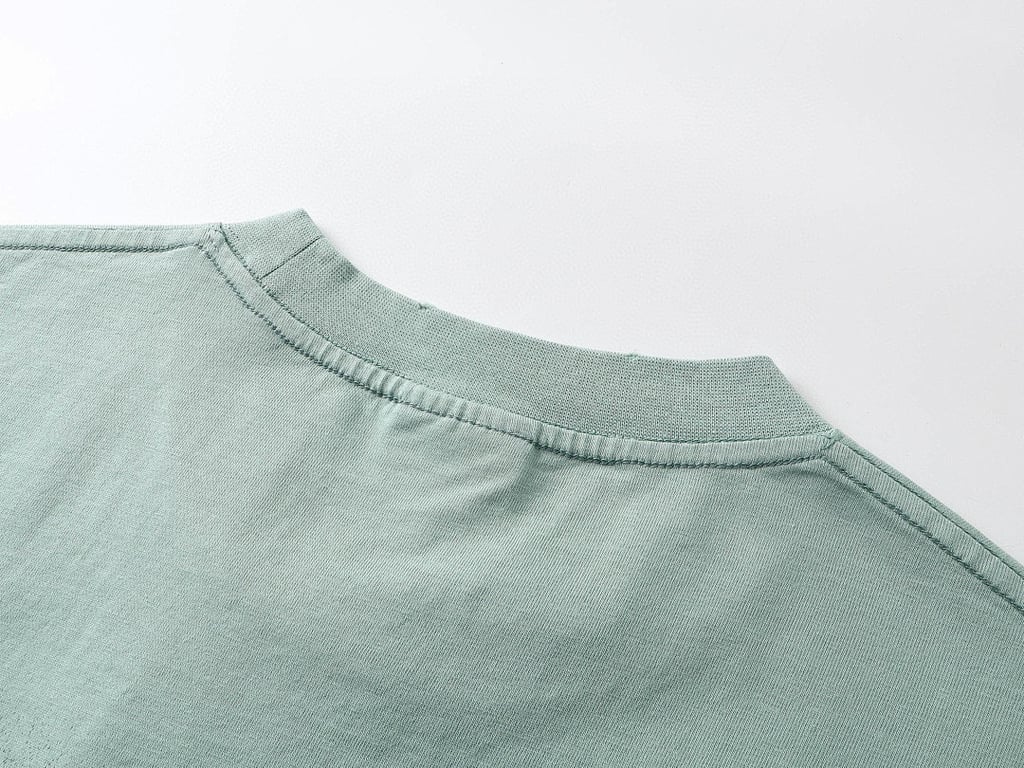 Balenciaga Blurred Logo Distressed T-Shirt Mint - 13