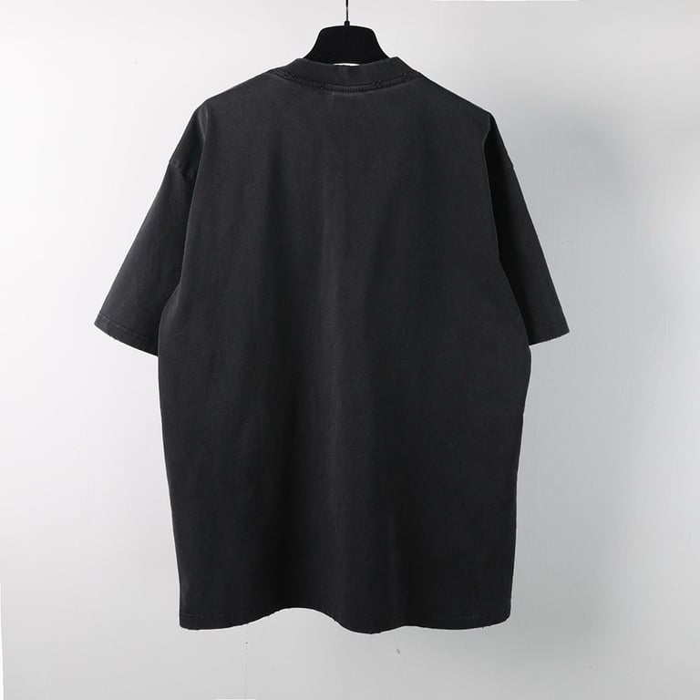Balenciaga Paris Varsity Graphic Tee Black - 4