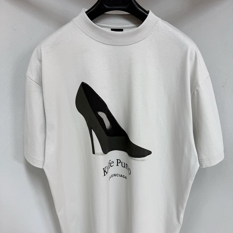 Balenciaga Knife Pump Graphic T-Shirt - 5